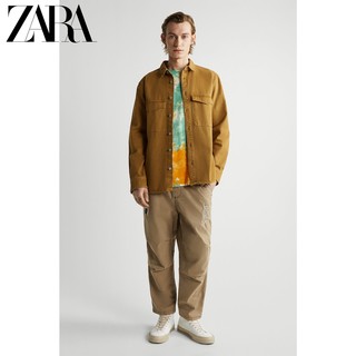 ZARA [折扣季]男装 工装风牛仔衬衫式夹克外套 06917432703