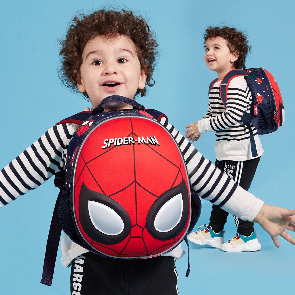 Disney 迪士尼 小学生书包男孩幼儿园1-3年级蜘蛛侠大容量儿童背包 BA5684A