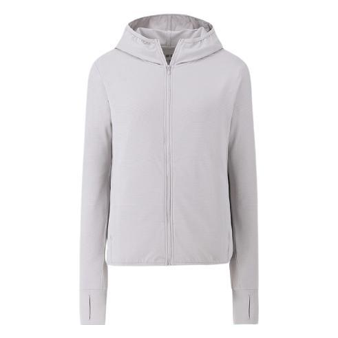 uniqlo 优衣库 airism 女士连帽防晒衣 422807 浅灰色 s