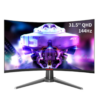 PANDA 熊猫 PF32QA5 32英寸 VA 曲面 FreeSync 显示器 (2560×1440、144Hz）