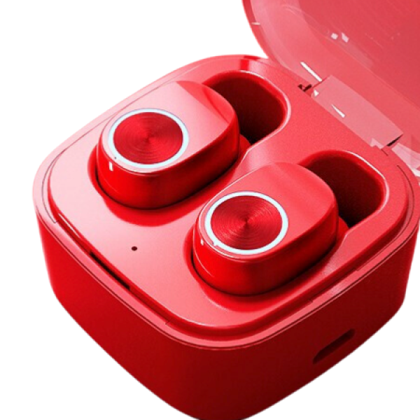 sast 先科 t3 入耳式真无线降噪蓝牙耳机 红色