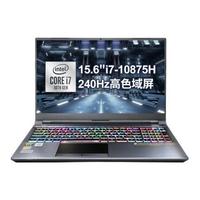 TERRANS FORCE 未来人类 T5M 15.6英寸 游戏本 灰色(酷睿i7-10875H、RTX 2080 Super Max-Q 8G、32GB、1TB SSD、1080P、IPS、240HZ)