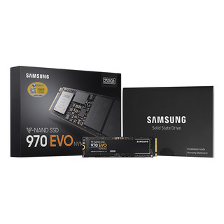 SAMSUNG 三星 970 EVO NVMe M.2 固态硬盘 250GB（PCI-E3.0）