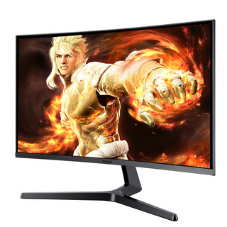 SAMSUNG 三星 C32JG54QQC 31.5英寸 VA 曲面 FreeSync 显示器(2560×1440、144Hz)