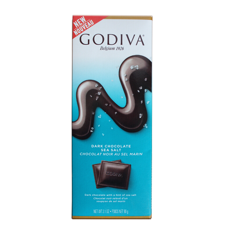 Godiva 歌帝梵 海盐黑巧克力 90克/盒