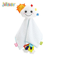 jollybaby祖利宝宝安抚巾玩偶手偶毛绒玩具陪伴宝宝哄睡觉可入口新生婴幼