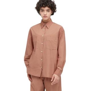 uniqlo 优衣库 u系列 女士长袖衬衫 437177 亮橘色 m