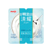 meiji 明治 清耀 风味酸乳 原味 100g*4瓶