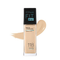 MAYBELLINE 美宝莲 FIT ME系列定制柔雾粉底液 #118浅米色 30ml