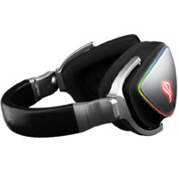 ROG 玩家国度 Delta 耳罩式头戴式有线耳机 银灰色 USB口