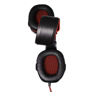 SADES 赛德斯 SA903 耳罩式头戴式降噪有线耳机 黑红 USB口