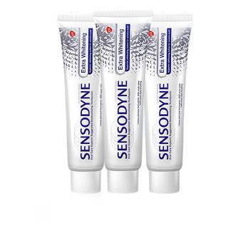 SENSODYNE 舒适达 基础护理系列 抗敏感美白配方牙膏 100g*3