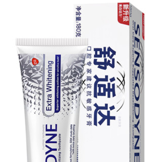 SENSODYNE 舒适达 基础护理系列 抗敏感美白配方牙膏 180g