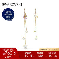 SWAROVSKI 施华洛世奇 新品 OOT WORLD 趣致独角兽 耳环女友礼物 镀金色 5566744