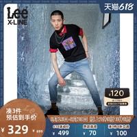 Lee XLINE 21春夏新品726中腰直脚轻薄蓝色男牛仔裤L127265DBCAP