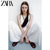 ZARA [折扣季] 女装 白色飘逸连身长裤 05039039712