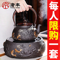 唐丰 铁壶铸铁泡茶专用烧水壶电陶炉煮茶器仿日本手工铁茶壶煮水壶套装