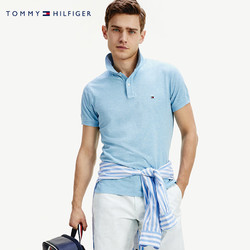 TOMMY HILFIGER 汤米·希尔费格 Tommy 21新款春夏男装休闲时尚纯棉经典翻领修身短袖POLO衫13083