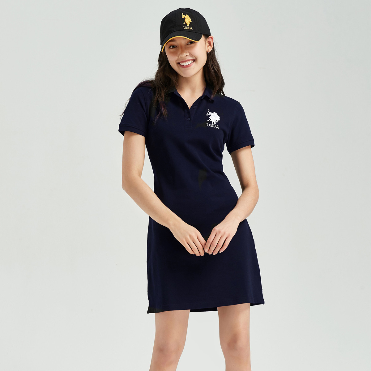 U.S. POLO ASSN. 美国马球协会 TF012-85A 女士运动休闲polo裙