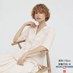 UNIQLO 优衣库 女装 花式开领衬衫(半袖) 436285