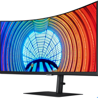 SAMSUNG 三星 C系列 S34A650UXC 34英寸 VA 曲面 FreeSync 显示器（3440×1440、100Hz、HDR10、Type-C 90W）