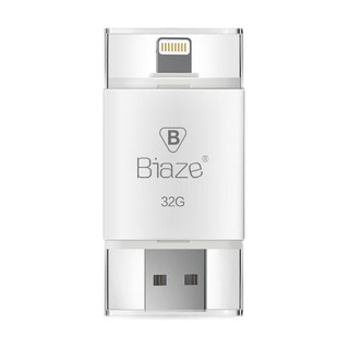 Biaze 毕亚兹 U盘 白色 32GB USB苹果lightning接口