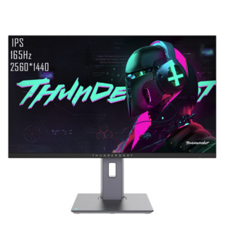 ThundeRobot 雷神 Q27HF 27英寸 IPS G-sync FreeSync 显示器 (2560×1440、165Hz、85%NTSC、HDR10)