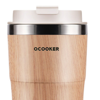 QCOOKER 圈厨 CR-MT01 便携式奶茶机 0.3L 木印良品