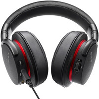 SONY 索尼 MDR-1ADAC/M 耳罩式头戴式动圈有线耳机 黑色 3.5mm