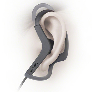 SONY 索尼 MDR-AS210AP 入耳式挂耳式有线耳机 黑色 3.5mm