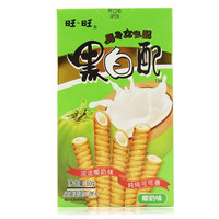 Want Want 旺旺 黑白配 油脂型夹心饼干 椰奶味 60g*6盒