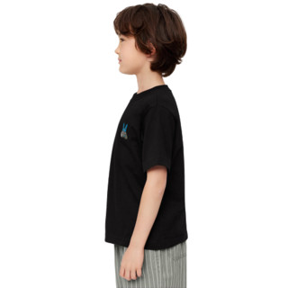 GU 极优 POKÉMON联名系列 GU333931000 儿童T恤 黑色 120cm