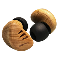 SHOZY 森韵 黑洞系列 Black Hole Mini 崖柏木版 入耳式动圈监听耳机 棕黄色