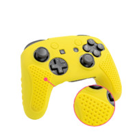 阿吉托摩 Nintendo Pro游戏手柄 硅胶保护套 柠檬黄