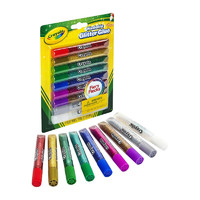 亲子会员：Crayola 绘儿乐 69-3527 可水洗闪光胶水笔 9色
