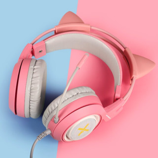 SOMiC 硕美科 G951 解神者定制款 耳罩式头戴式降噪有线耳机 粉红色 3.5mm