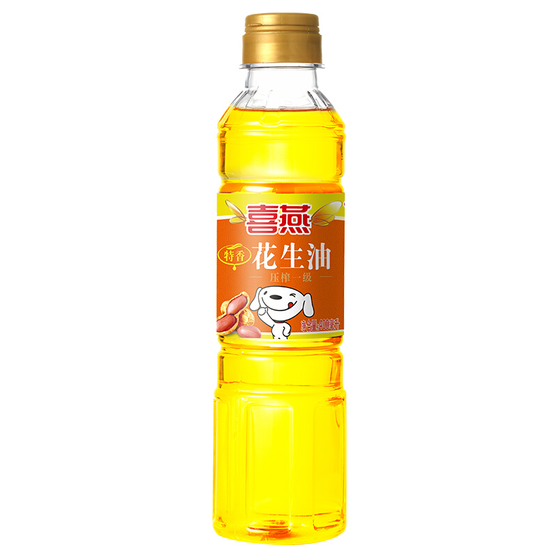 happy swallow 喜燕 压榨一级 特香花生油 400ml 京东JOY联名款