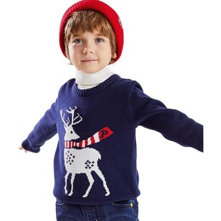 PEPCO 小猪班纳 森林派对系列 130341055 儿童毛衣 经典蓝 150cm