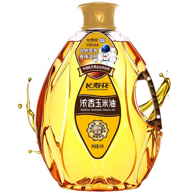 长寿花 浓香玉米油 5L