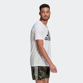 阿迪达斯官网 adidas M CAMO T 男装夏季运动型格短袖T恤GK9635 白/遗迹绿 A/L(180/100A)