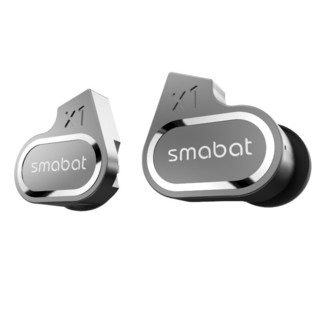 smabat X1 入耳式挂耳式有线耳机 灰色 3.5mm