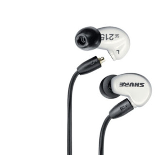 SHURE 舒尔 SE215 入耳式挂耳式蓝牙耳机 白色