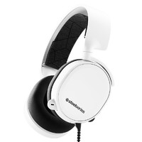 steelseries 赛睿 Arctis 寒冰 3 2019款 耳罩式头戴式有线耳机 白色 3.5mm