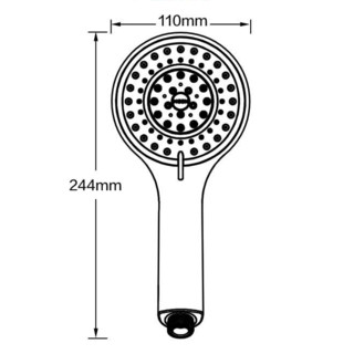 MOEN 摩恩 10530EC 三功能手持花洒