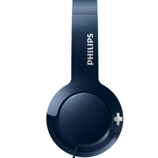 PHILIPS 飞利浦 SHL3075 耳罩式头戴式动圈降噪有线耳机 蓝色 3.5mm