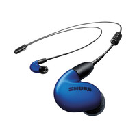 SHURE 舒尔 SE846+BT1 入耳式挂耳式动铁降噪有线耳机 晶石蓝 3.5mm