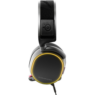 steelseries 赛睿 Arctis 寒冰 Pro 耳罩式头戴式有线耳机 黑色 USB口/3.5mm