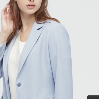 UNIQLO 优衣库 女士西装 433644 浅蓝色 S