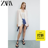ZARA [折扣季]  女装 口袋饰宽松西装外套 02360703712