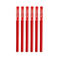 TEST2 GP-380 拔帽中性笔 红色 0.5mm 3支装+送30支针管头笔芯